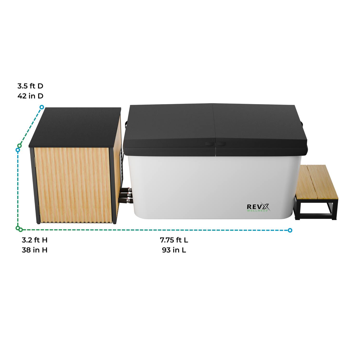 Acrylic X Tub Package